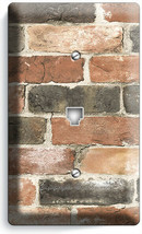RUSTIC RECLAIMED EXPOSED BRICK WALL PHONE TELEPHONE COVER PLATES ROOM HO... - $12.08