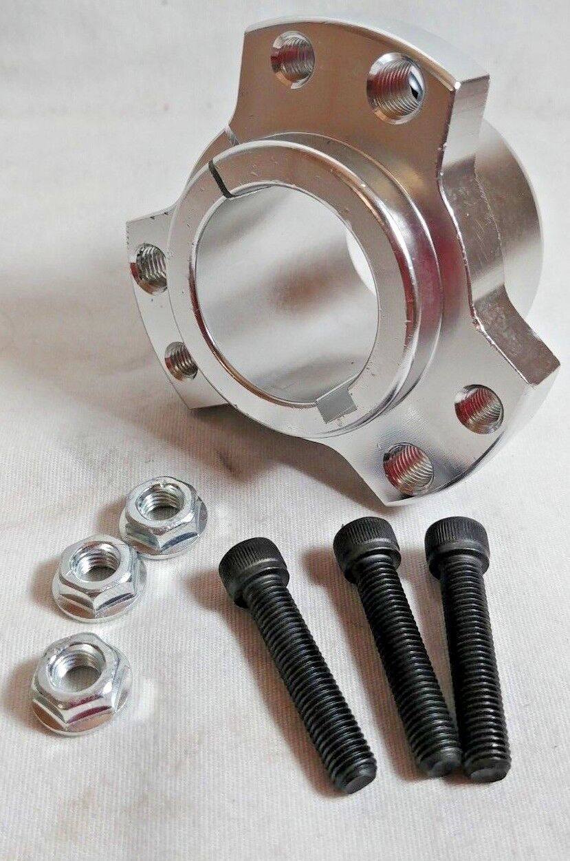 1-1/4&quot; Rear WHEEL HUB , Silver, Go Kart Racing Drift Trike Cart American - $20.74