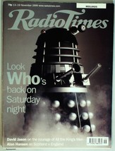 Radio Times Magazine 13-19 November 1999 npbox81 Look Who&#39;s Back... - £7.08 GBP