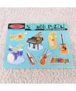 Melissa Doug Sound Puzzle Musical Instruments Ages 2+ Wood Pieces Makes ... - $244.84 MXN