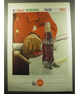 1959 Coca-Cola Soda Ad - Be really refreshed.. Pause for coke! - £14.55 GBP