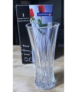 Luminarc Imperator Glass Flower Vase 8 1/2&quot; Tall - NEW WITH BOX - £14.78 GBP