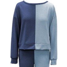 Jenni by Jennifer Moore Womens Colorblocked Pajama Top Only,1-Piece,2XL - £31.01 GBP