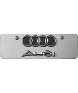 AUDI  Mini  Brushed Stainless Steel License Plate  4&quot; x 12 &quot; - $49.95