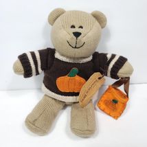 Starbucks Bearista Bear Halloween Fall Autumn Plush Pumpkin Sweater Brow... - €12,97 EUR