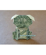 Dollar Origami PUPPY Dog Made with REAL MONEY Handmade Cash Art Animal G... - $436.74 MXN
