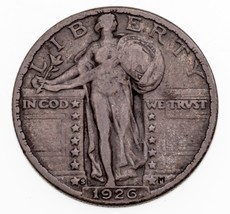 1926-S 25C Debout Liberty Quarts En Très Fin VF État, Beau Gris Couleur - €45,70 EUR