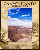 Canyonlands National Park Laser Engraved Wood Picture Frame Portrait (5 x 7) - $30.99