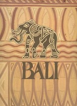 Bali Restaurant Menu TIKI Hilton Hawaiian Village Honolulu Hawaii 1982 Elephant  - £54.27 GBP