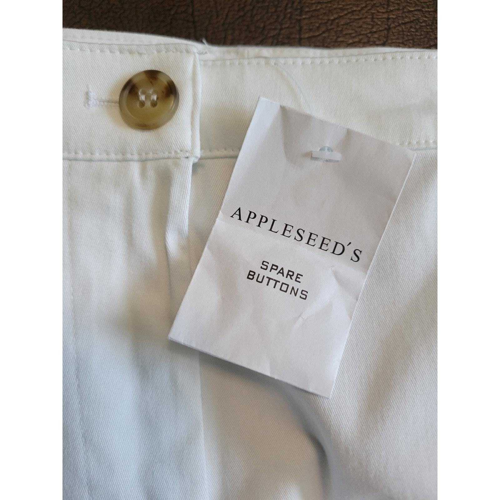 NWT Appleseeds White Linen Blend Pants Size 8P Cotton Classic Item image 5