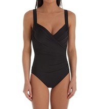 Miraclesuit 6518763 DD-Cup Solid Sanibel One piece Swimsuit Sz 10 DD Black $186 - £56.86 GBP