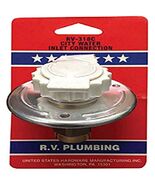 UNITED STATES HDW RV318C Rv Metal Flange City Water Fill Flush Mount wit... - $51.13 CAD