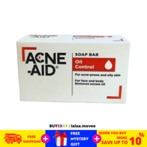 100g ACNE-AID Face &amp; Body Soap Bar Oil Control For Acne Prone and Oily Skin - £13.69 GBP