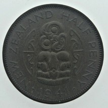 1941 Nuova Zelanda 1/2 Penny (UNC) Fior di Conio Condizioni - £50.27 GBP