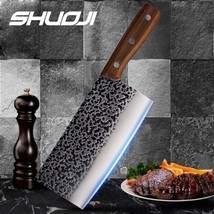 SHUOJI Master Handmade Knife Forged Kitchen Knives 7Cr17mov Stainless St... - £18.31 GBP