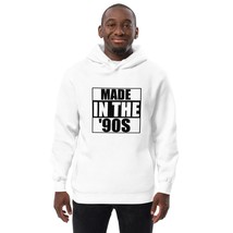 Made In The 90s Hoodie Hooded Sweatshirt | Born in the 1990s Nostalgia M... - $39.88