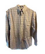 Pendleton Men’s M Green Brown check long sleeve button down broadway clo... - $21.78