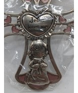 Jesus Loves Me Praying Little Girl Ornament - $218.71 MXN