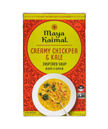 12 Pack Maya Kaimal Creamy Chickpea &amp; Kale Plant Based Soup - 17.6oz - $54.45