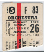 CHICAGO Transit Authority 1970 Ticket Stub Vintage O&#39;KEEFE CENTRE TORONT... - $12.00