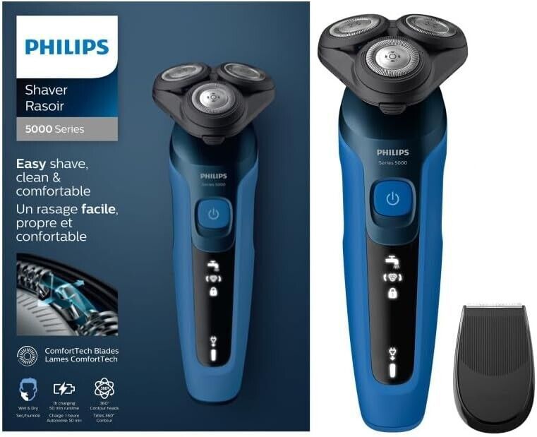 Philips S5466 Wet & Dry Shaver ComfortTech 360° Contour Flex Heads Trimming - $211.11