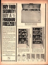 1964 Frigidaire Freezer Vintage Print Ad Upright & Chest Freezer Models Photosc9 - $24.11