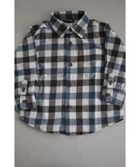GYMBOREE Boy&#39;s Long Sleeve Brushed Cotton Button Front Shirt size 18-24M - $12.86