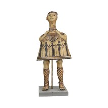 Clay Doll Figurine Idol Ancient Toy Greek Terracotta Sculpture Decor Museum Copy - £111.40 GBP