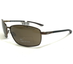 Nike Sunglasses PIVOT SIX EV1091 202 Black Brown Wrap Frames with Brown Lenses - £59.43 GBP