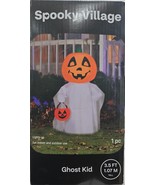 Spooky Village Airblown Light-up Inflatable Ghost Kid 3.5 foot tall. - $748.09 MXN