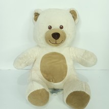 Build a Bear Brown Off White Tan Brown Plush Teddy Asthma Allergy Friend... - $21.77