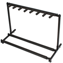 Rack Style Guitar Stand for Multiple Guitars/Bass (7 Guitars) - £46.85 GBP