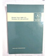 1986 Mercedes-Benz (USA) Service Manual Models 107, 126 &amp; 201 OEM - $1,108.89 MXN