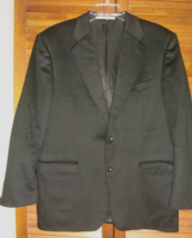 HIckey Freeman Men&#39;s 44x30 Black Sport Coat LORO PIANA 100% Cashmere - £36.84 GBP