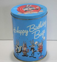 Vintage 1989 Brachs Happy Birthday Bugs Bunny Looney Tunes 50th Anniversary Tin - £9.23 GBP