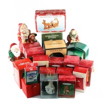 Lot of 14 Hallmark Ornaments &amp; Other Christmas Memorabilia! Great Starter Kit! - £286.30 GBP