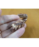 (Y-SCO-19) little SCORPION red stone figurine SOAPSTONE Peru love baby s... - $162.31 MXN