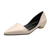 Women Flat Shoes Slip-on Pointed Toe Lady Loafers Plus Size 44 45 46 Shallow Sin - £23.10 GBP