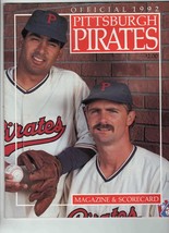 1992 SF Giants @ Pittsburgh Pirates Scorecard Program Magazine Unscored - $14.84