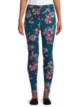 Time and Tru Ladies Stretch Knit Jeggings Corsair Floral Size M - £19.65 GBP