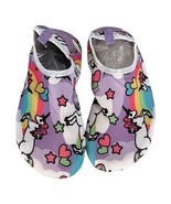 Girls Water Shoes Purple Unicorn  Slip On Kids Size  2.5 (34-35) - $256.65 MXN