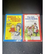 Lot of 2 Books Amelia Bedelia and the Baby &amp; Play Ball, Amelia Bedelia - $4.50