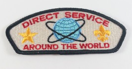 Vintage Direct Service Around the World Boy Scouts BSA Shoulder CSP Patch - $197.03 MXN