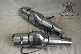 Medieval Steel Arms Armour for combat SCA HMB Buhurt armor fighting 3 Se... - $170.99