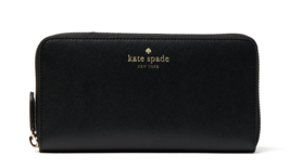 New Kate Spade Brynn Large Continental wallet Leather Black - £52.10 GBP