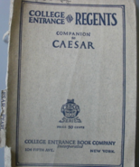 College Entrance Regents, Companion to Caesar, written by Joseph Pearl, ... - $21.81 CAD