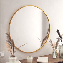 Gold Circle Wall Mirror 36 Inch Round Wall Mirror For Hallways,, 36&quot;). - £122.67 GBP