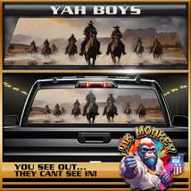 YAH BOYS - Truck Back Window Graphics - Customizable - £46.16 GBP+
