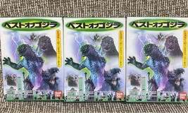 Bandai Heisei Kaiju Best of Godzilla Lot of 3 Tristar Zilla Mothra mini ... - $69.80