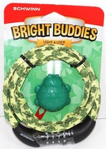 SCHWINN BRIGHT BUDDIES - GREEN TURTLE THEME LED LIGHT &amp; BIKE LOCK CHAIN ... - $8.00